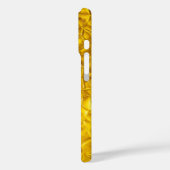 gouden golvende textuur Case-Mate iPhone case (Achterkant / Links)