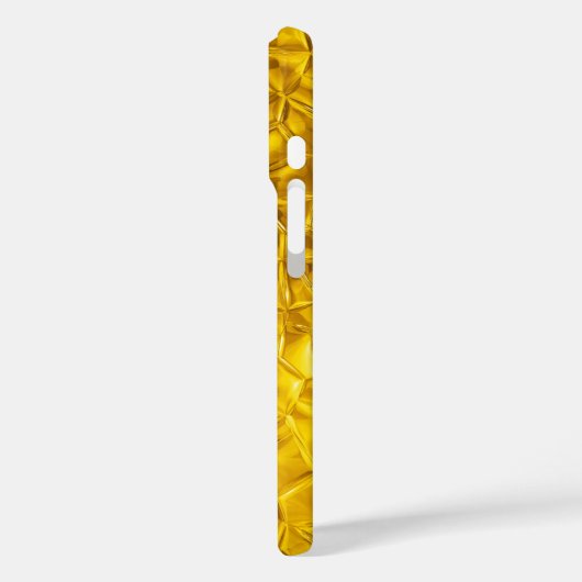 gouden golvende textuur Case-Mate iPhone case (Achterkant / Links)