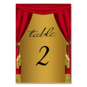 Gouden Gordijnen Filmthema Kaart (Achterkant)