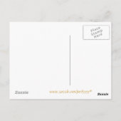 Gouden Goud Briefkaart (Achterkant)