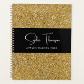 Gouden Gouden Glitter Nieuwjaar Planner (Voorkant)