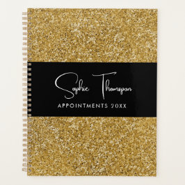 Gouden Gouden Glitter Nieuwjaar Planner