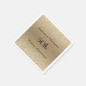 Gouden Gouden Gouden 50e Jubileum Party Papier Ser Servet (Hoek)