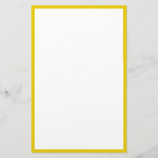 Gouden Gouden Gouden Rand Randen Wit Aangepaste Kl Briefpapier (Achterkant)