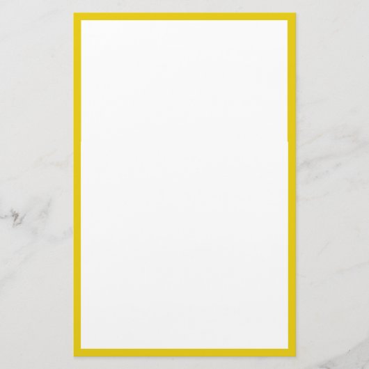 Gouden Gouden Gouden Rand Randen Wit Aangepaste Kl Briefpapier (Voorkant)