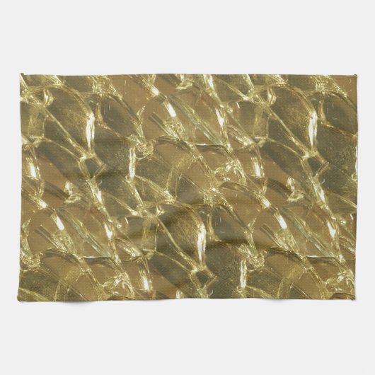 gouden gouden lampen schitterend festief goud theedoek (Horizontaal)