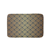 Gouden Gradiënt: Naadloze Art Deco Badmat (Voorkant)