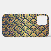Gouden Gradiënt: Naadloze Art Deco Case-Mate iPhone Case (Achterkant (horizontaal))
