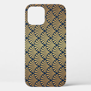 Gouden Gradiënt: Naadloze Art Deco Case-Mate iPhone Case