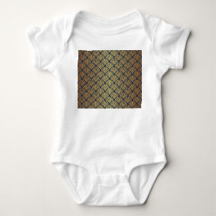 Gouden Gradiënt: Naadloze Art Deco Romper