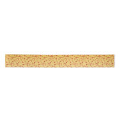 Gouden Gradient Red Vine Leaf Ribbon Satijnen Lint (Voorkant)