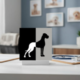 Gouden Great Dane Zakelijke Visitekaartjes