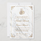  gouden grens Wit-islamitisch huwelijk Kaart (Voorkant)