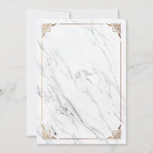  gouden grens Wit-islamitisch huwelijk Kaart (Achterkant)