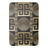 Gouden Griekse sleutel Badmat (Voorkant Verticaal)