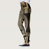 Gouden Griekse Sleutel Leggings (Links)