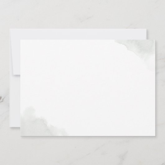 Gouden groen bruiloft dank u foto bedankkaart (Achterkant)