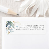 Gouden groen elegante moderne label (Insitu)