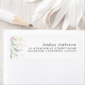 Gouden groen elegante moderne label (Insitu)