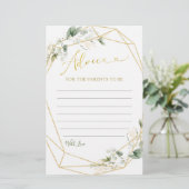 Gouden Groen Geometrische Baby in Bloom Advies Kaa (Staand voorkant)