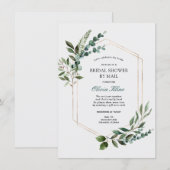 Gouden groen Lijst Vrijgezellenfeest per post Kaart (Voorkant / Achterkant)