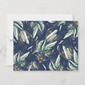 Gouden Groen Maid of Honor / Bruidsmeisje Voorstel Kaart (Achterkant)