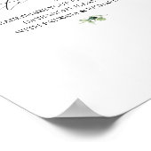 Gouden Groene Bruidsdouche Date Night Jar Bordje Poster (Hoek)