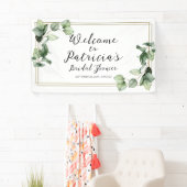 Gouden Groene Bruiloft Uitnodigingsbanner Spandoek (Insitu)