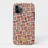 Gouden Groene Cavalier Spaniel Schattige Hond Kers Case-Mate iPhone Case (Achterkant)