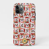 Gouden Groene Chihuahua Lieve Hond Kerstmis Case-Mate iPhone Case (Achterkant)