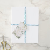 Gouden Groene Eucalyptus Trouw Dank Je Cadeaulabel (Met Touw)