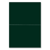 Gouden, groene Ierse klaver trouwtafel nummer Kaart (Achterkant)