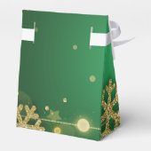 Gouden Groene Winter 50e Verjaardag Dank u Bedankdoosjes (Achterkant)