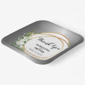 Gouden Groenen: Aangepaste Botanische Sticker Papieren Bordje (Gebogen)