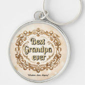 "Gouden Grootvader Glorie" Sleutelhanger (Voorkant)
