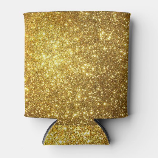 Gouden grunge, rasterillustratie met hoge resoluti blikjeskoeler (Voorkant)