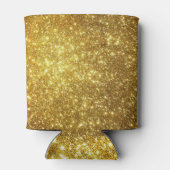 Gouden grunge, rasterillustratie met hoge resoluti blikjeskoeler (Achterkant)