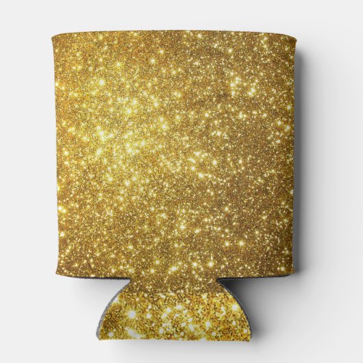 Gouden grunge, rasterillustratie met hoge resoluti blikjeskoeler (Achterkant)