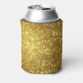 Gouden grunge, rasterillustratie met hoge resoluti blikjeskoeler (Blikje Achterkant)