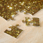 Gouden grunge, rasterillustratie met hoge resoluti legpuzzel (Zijkant)