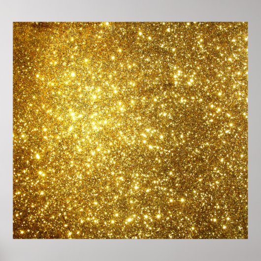 Gouden grunge, rasterillustratie met hoge resoluti poster (Voorkant)