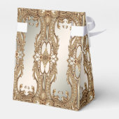 Gouden  gunstbox bedankdoosjes (Achterkant)