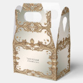 Gouden gunstbox bedankdoosjes (Geopend)
