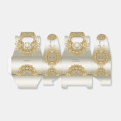 Gouden gunstbox bedankdoosjes (Uitgevouwen)