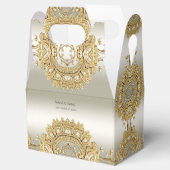 Gouden gunstbox bedankdoosjes (Geopend)