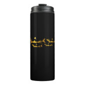 Gouden haaien thermosbeker (Voorkant)