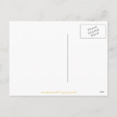 Gouden Haan Chinees Nieuwjaar VHP Feestdagenkaart (Achterkant)