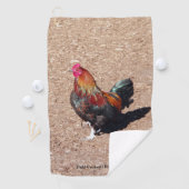 Gouden Haan Haan golfhanddoek (Insitu)