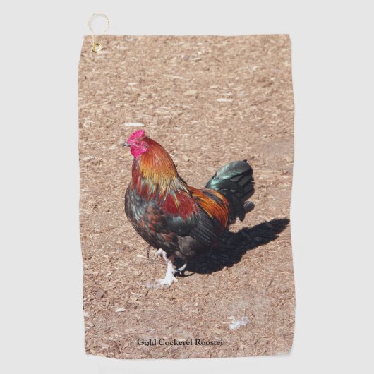 Gouden Haan Haan golfhanddoek (Voorkant)
