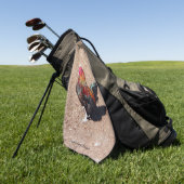 Gouden Haan Haan golfhanddoek (Groen)